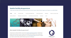 Desktop Screenshot of fertilityacupuncturistseattle.com