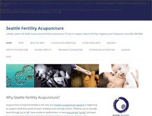 Tablet Screenshot of fertilityacupuncturistseattle.com